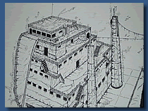 Haven decks sketch by Paolo Genta, copyright 2004