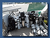 Ausrstung mit Rebreathers R.O.N.