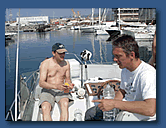 Thomas Friese (rechts) RON Rebreather Entwickler