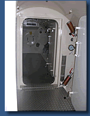 Die hyperbarische Dekokammer in Genova